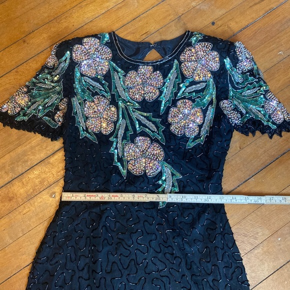 Vintage Beaded Sequin Dress - Picture 4 of 5